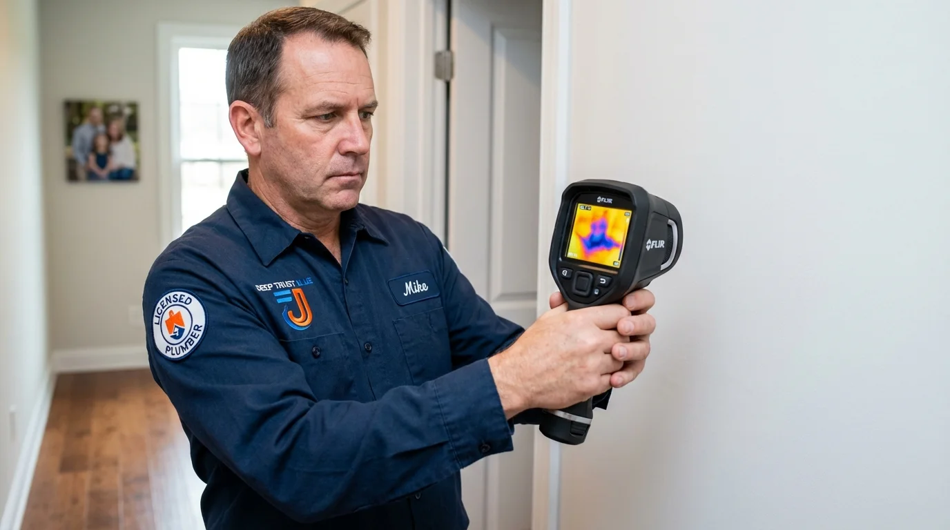 Thermal imaging leak detection by Johns Plumbing LLC in Estill